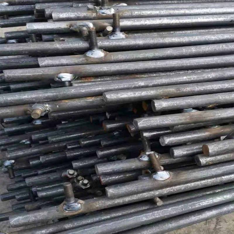 Galvanized steel ground rods